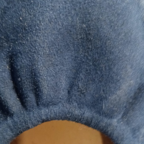 Navy Suede Ballet Flats - Picture 3 of 3